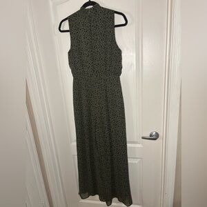Sadie & Sage Olive Leopard Jumpsuit